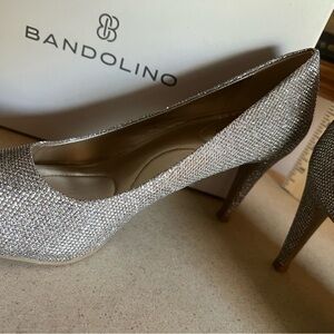 Bandolino  - Size 7 Silver Women's Pump Heels